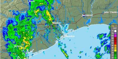 Regn kort Houston